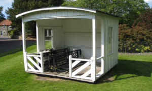 summerhouse under construction 